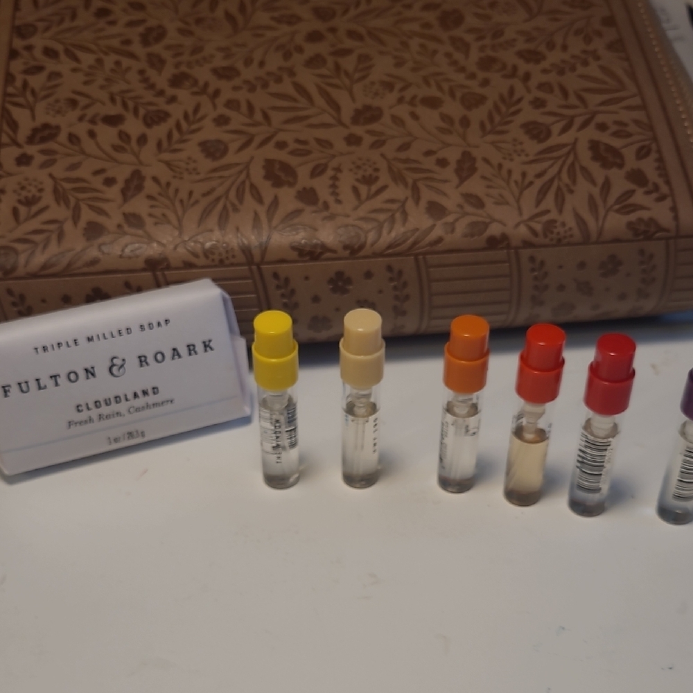 Fulton & Roark Triple Milled Soap and Fragrance Vials